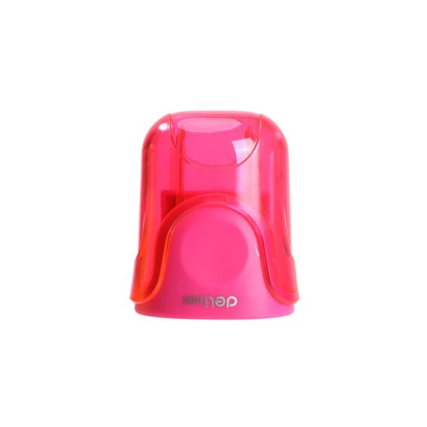 DELI PLASTIC DOUBLE SHARPENER U-TOUCH - 3 COLOURS