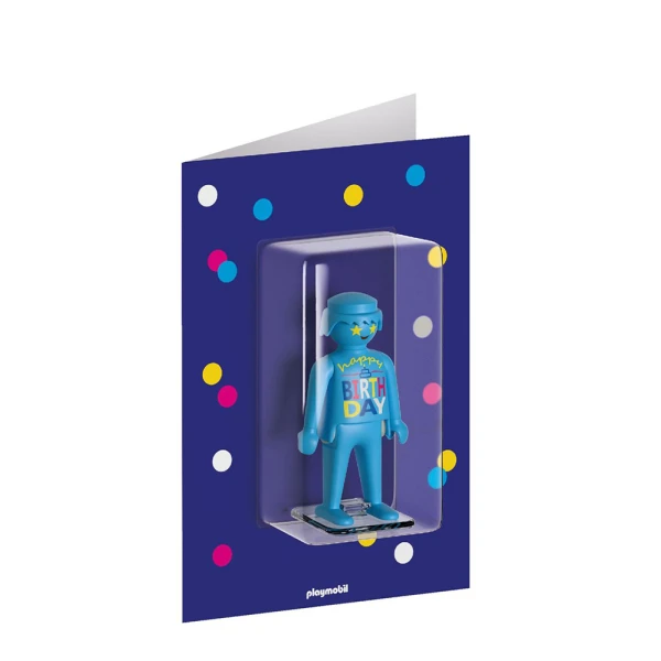 PLAYMOBIL GIFT COLLECTION GREETING CARD HAPPY BIRTHDAY
