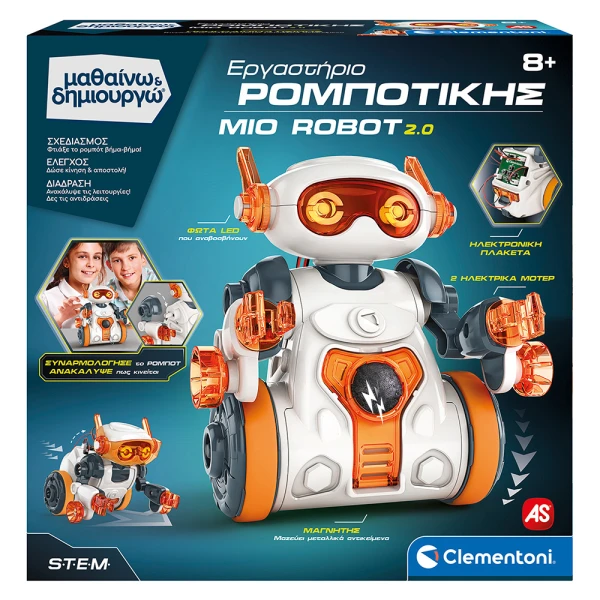 SCIENCE AND PLAY ROBOTICS EDUCATIONAL GAME ROBOTICS LABORATORY MIO ROBOT FOR AGES 8+