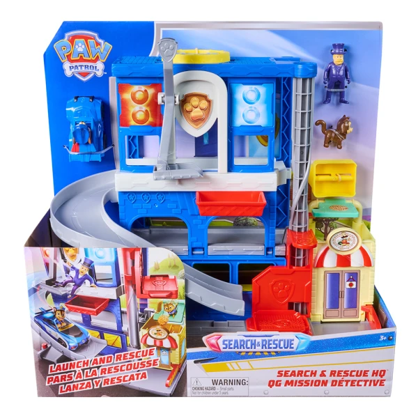 PAW PATROL SEARCH & RESCUE PLAYSET POLICE STATION PUP SQUAD