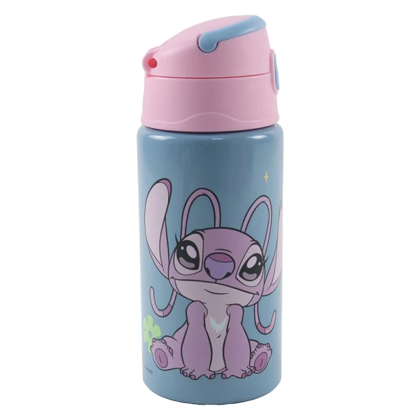 ALUMINUM FLIP WATER BOTTLE 500ml STITCH
