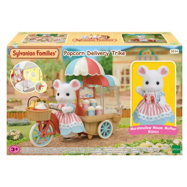THE SYLVANIAN FAMILIES ΣΕΤ ΠΑΙΧΝΙΔΙΟΥ POP CORN DELIVERY TRIKE