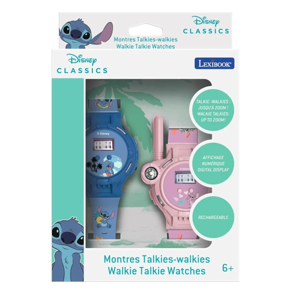 LEXIBOOK STITCH WATCHES WALKIE TALKIES