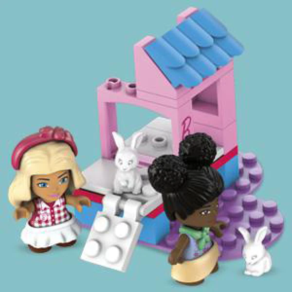 MEGA BLOKS BARBIE SHOP AT FARM 90 pcs