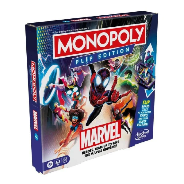 BOARD GAME MONOPOLY MARVEL FLIP EDITION