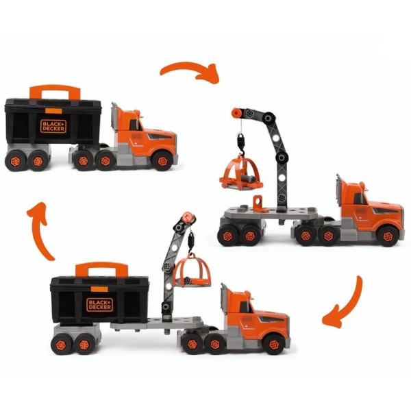 SMOBY BLACK & DECKER TRUCK WITH TOOLS