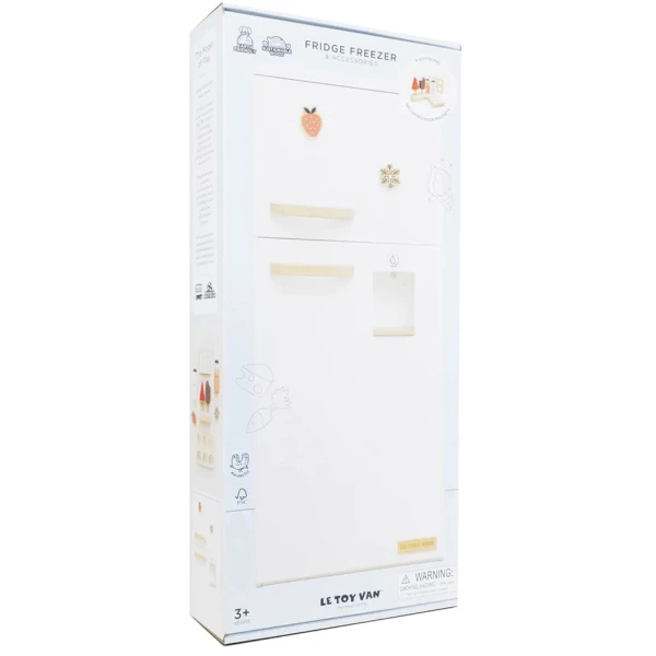 LE TOY VAN ΞΥΛΙΝΟ ΨΥΓΕΙΟ ΚΑΤΑΨΥΚΤΗΣ ΛΕΥΚΟ 35Χ33Χ81 εκ.