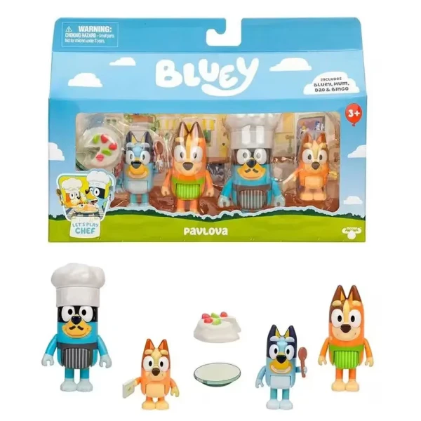 BLUEY SET 4 FIGURES - PAVLOVA
