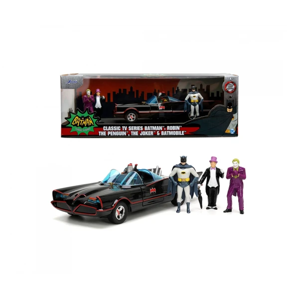 BATMAN ΑΥΤΟΚΙΝΗΤΟ 1:24 1966 CLASSIC BATMOBILE DELUXE