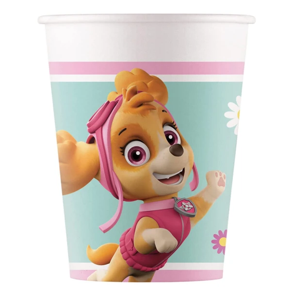 PAPER CUPS PAW PATROL SKYE & EVEREST FSC 200ml 8 pcs
