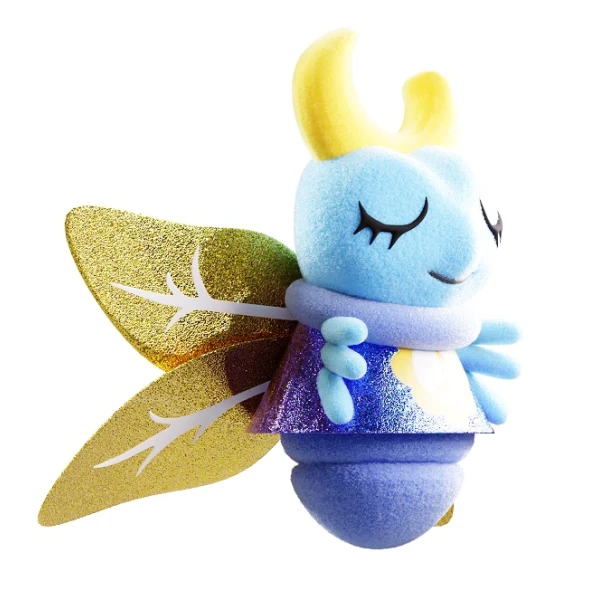 50-50 GAMES GLOWIES FIREFLY LIGHT BLUE