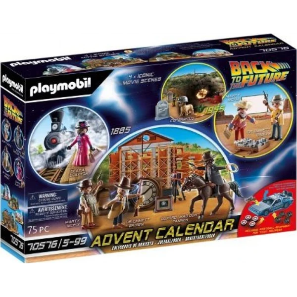 PLAYMOBIL BACK TO THE FUTURE CHRISTMAS CALENDAR WILD WEST