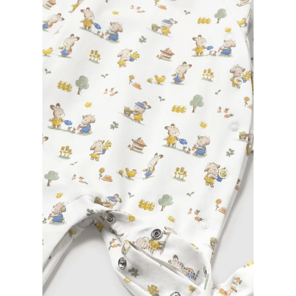 MAYORAL SET 2 ONESIES LONG YELLOW 