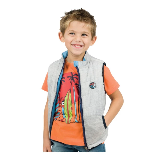 ENERGIERS JERSEY BLOUSE PRINT SURF CARROT