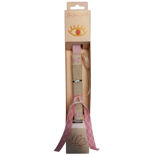 AROMATIC SQUARE LITTLE CANDLE 30 cm BRACELET EYE BILLETS