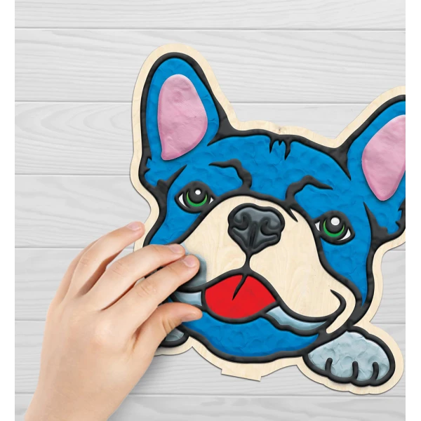 SPLAT PLANET MESS-FREE PAINT KIT WITH CLAY DOGS