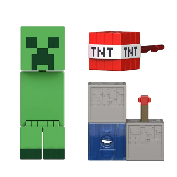 MINECRAFT REDSTONE CHARGED FIGURE 8 cm CREEPER