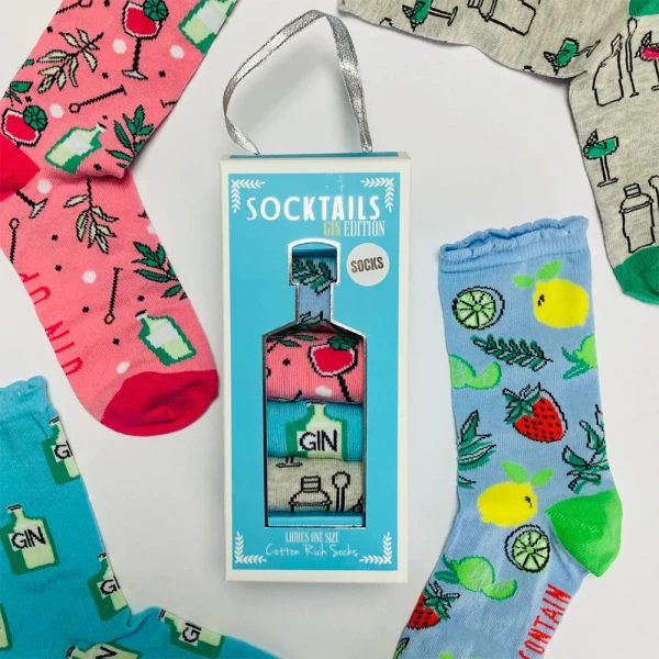 BOXT SOCKS WOMEN SOCKS Νο 37-42 GIN SOCKTAILS
