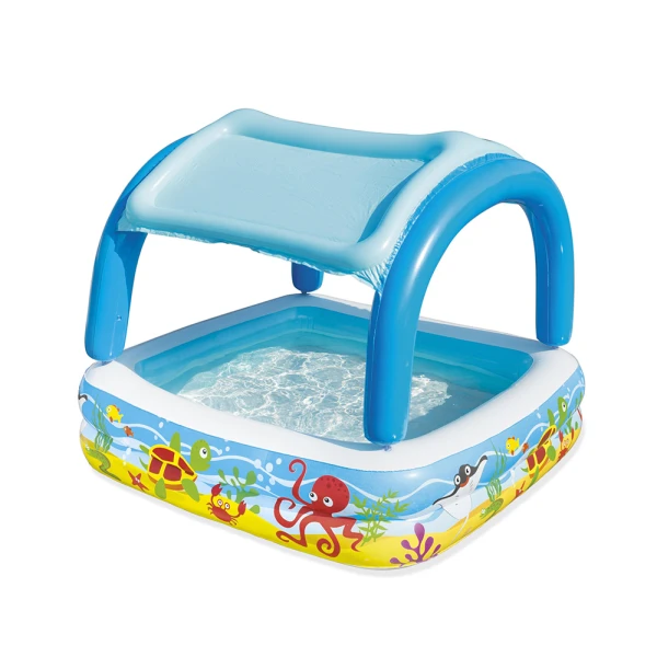 BESTWAY CANOPY PLAY POOL 140X140X114 cm 
