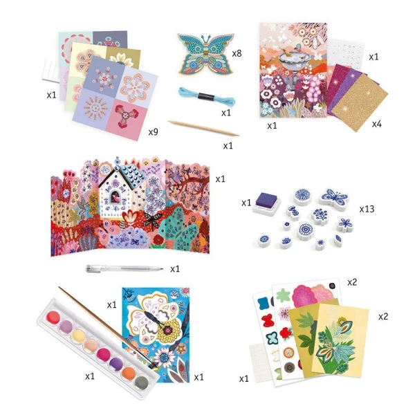 DJECO CREATIVE ACTIVITIES - FLOWER GARDEN