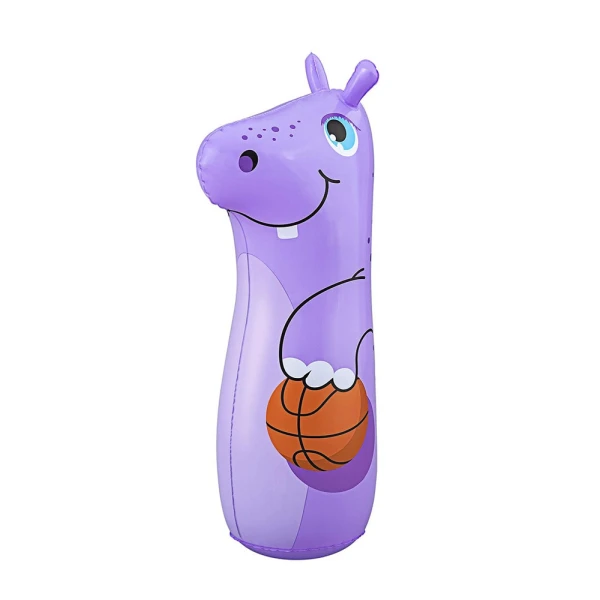 BESTWAY UP IN & OVER INFLATABLE BOP BAG ANIMAL 89 cm - HIPPO