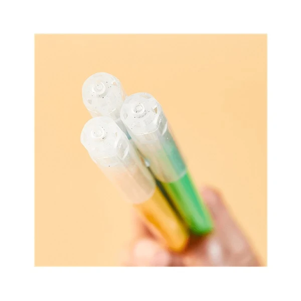 DELI GLITTER MARKERS PLASTIC BLISTER 12 COLORS COLOR WOW