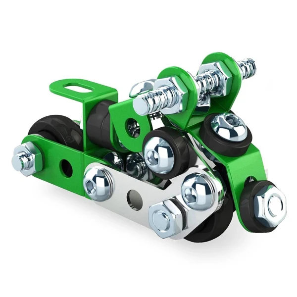 CONSTRUCT IT DIY MINI MOTORBIKE GREEN 71 pcs