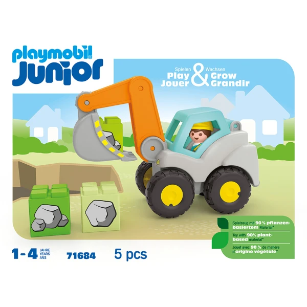 PLAYMOBIL JUNIOR ΦΟΡΤΩΤΗΣ ΕΚΣΚΑΦΕΑΣ