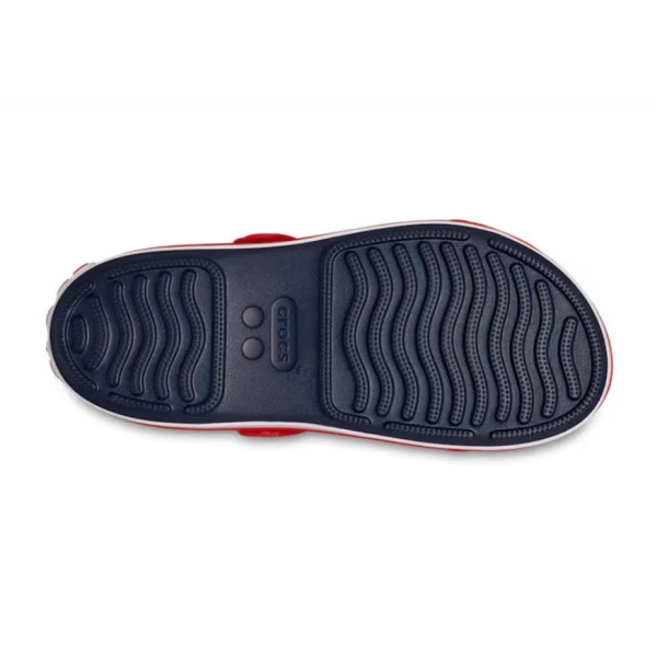 CROCS CROCBAND CRUISER SANDAL T NAVY-VARSITY RED