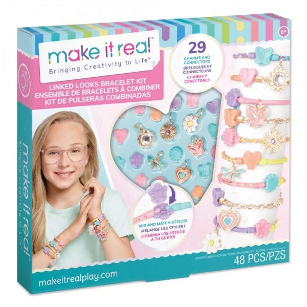 MAKE IT REAL LINKED LOOKS BRACELET KIT