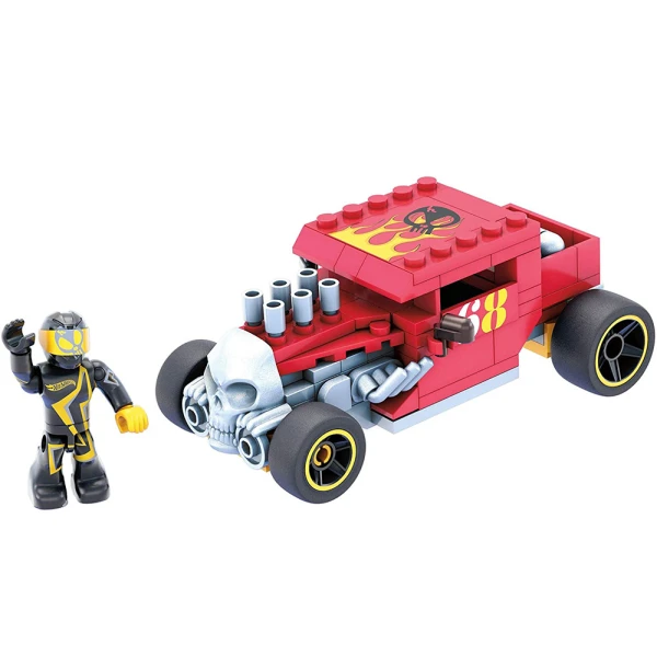 MEGA BLOKS HOT WHEELS RACERS 106 τεμ. ΟΧΗΜΑ & ΦΙΓΟΥΡΑ - BONE SHAKER