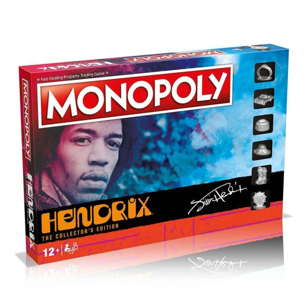 WINNING MOVES ΕΠΙΤΡΑΠΕΖΙΟ ΠΑΙΧΝΙΔΙ MONOPOLY - JIMI HENDRIX - ΑΓΓΛΙΚΗ ΕΚΔΟΣΗ