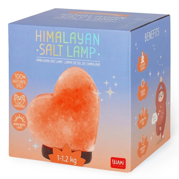 LEGAMI ΕΠΙΤΡΑΠΕΖΙΟ ΦΩΤΙΣΤΙΚΟ HIMALAYAN SALT - ΚΑΡΔΙΑ