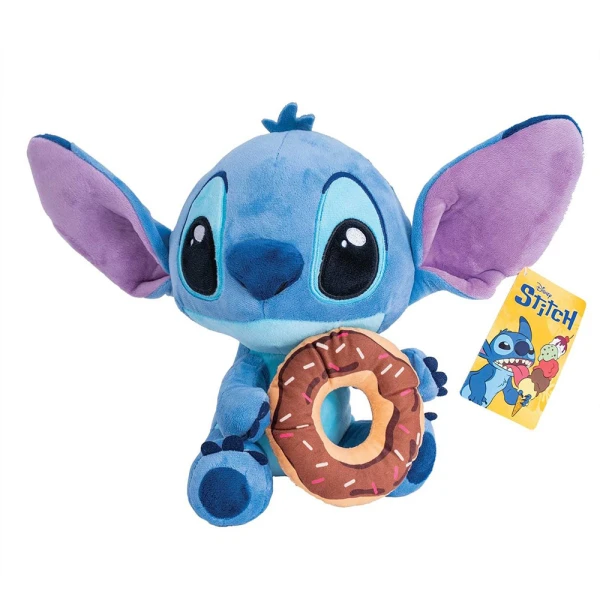 PLUSH DISNEY STITCH 25 cm WITH DONUT