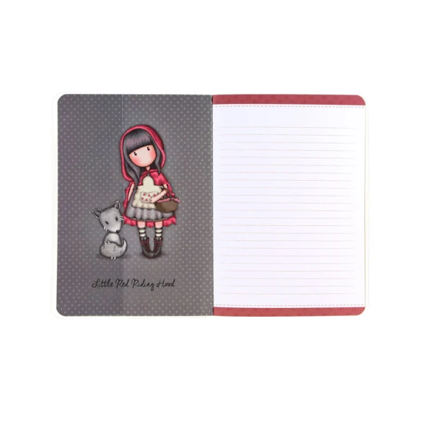 GORJUSS ΣΗΜΕΙΩΜΑΤΑΡΙΟ A5 ΜΕ PVC ΕΞΩΦΥΛΛΟ LITTLE RED RIDING HOOD