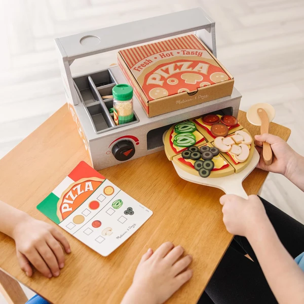 MELISSA & DOUG ΣΕΤ ΞΥΛΙΝΟΣ ΠΑΓΚΟΣ ΓΙΑ ΠΙΤΣΑ