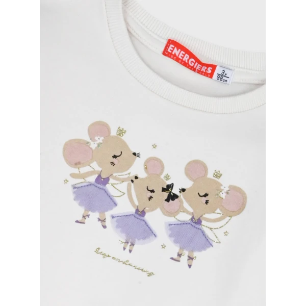 ENERGIERS BLOUSE GIRL BEBE ECRU
