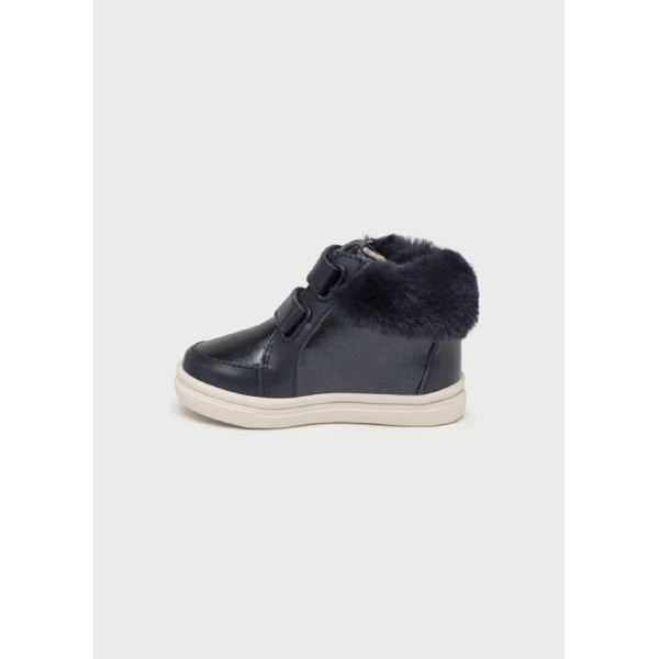 MAYORAL BOOTS FUR DETAIL NAVY BLUE