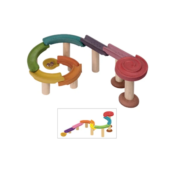 WOODEN GAME PLAN TOYS ROUTES WITH BALL - BASIC