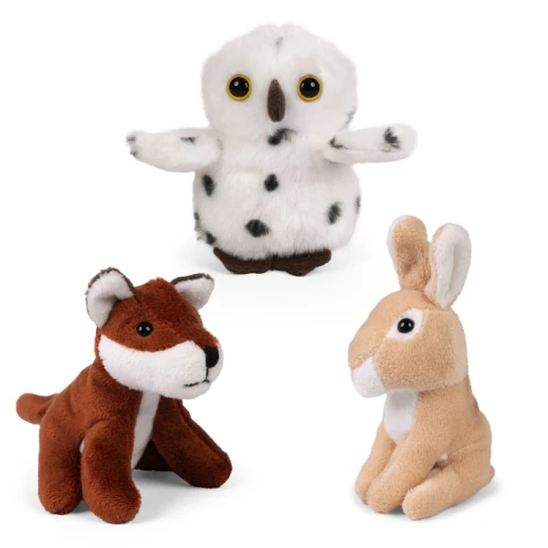KEYCRAFT LITTLE LIVING NATURE PLUSH ANIMAL - 6 DESIGNS
