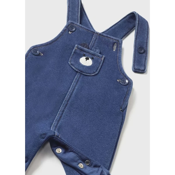 MAYORAL SET DUNGAREES FUR LETTERS