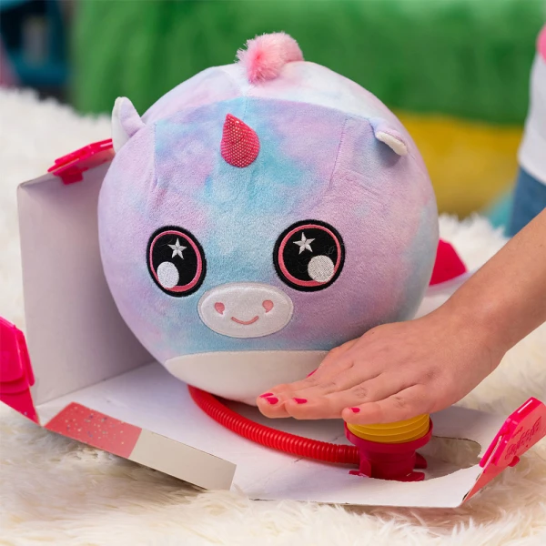 LITTLE BIGGIES FANTASY PLUSH BALL 22 cm  - PINK UNICORN