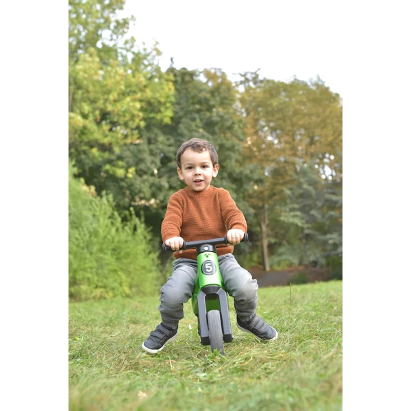 FW RIDER SUPERSPORT BALANCE BIKE 2 IN 1 METALLIC GREEN