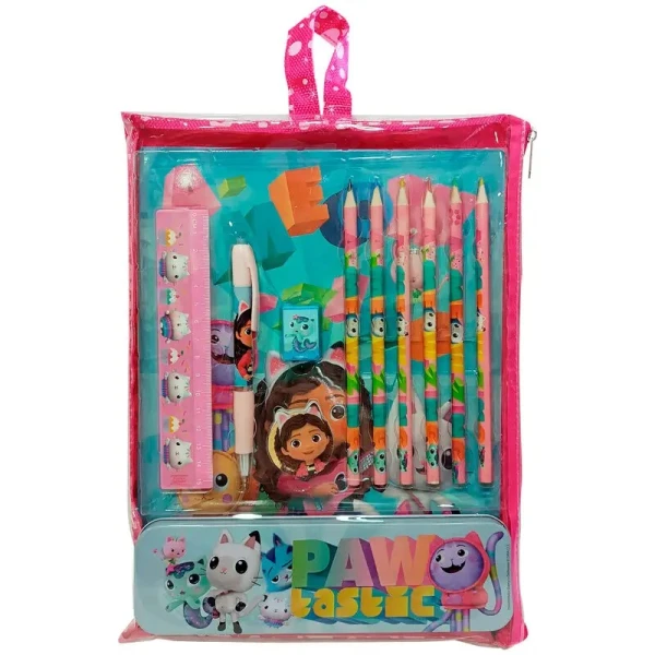 ΣΕΤ ΣΧΟΛΙΚΩΝ GABBY\'S DOLLHOUSE ΣΕ ΤΣΑΝΤΑΚΙ