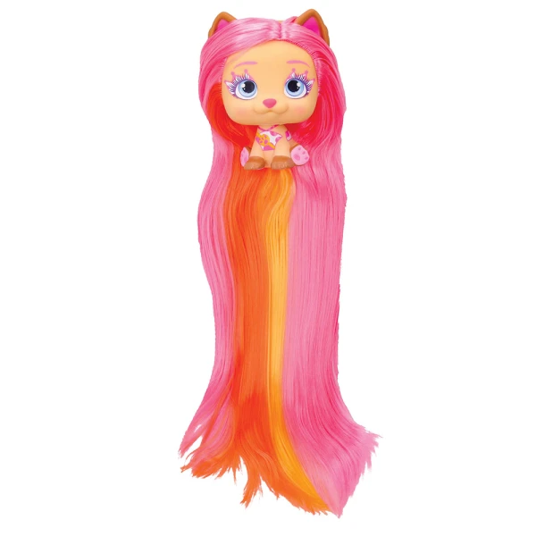 VIP PETS SERIES 3 BOW POWER COLLECTIBLE DOLL WITH EXTRA LONG HAIR - 6 DESIGNS