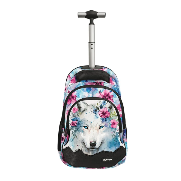 SCHOOL TROLLEY BACKPACK XSCAPE - WOLF