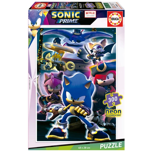 EDUCA ΠΑΖΛ 300 τεμ. SONIC PRIME NEON