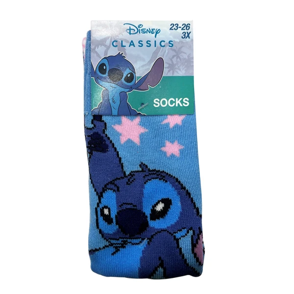 KIDS SOCKS 3 PAIRS LILO & STITCH