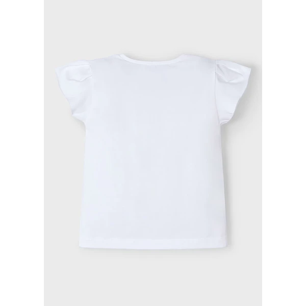MAYORAL BLOUSE SHORT SLEEVES WHITE 