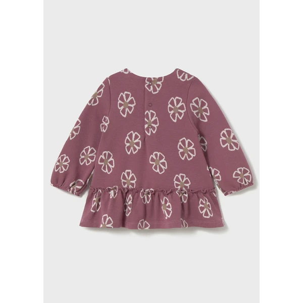 MAYORAL DRESS COTTON JACQUARD PINK 